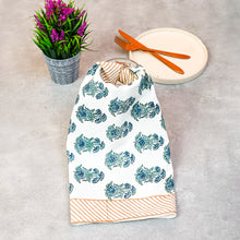 Load image into Gallery viewer, Eros Cotton Napkin Set of 4 Hand Blockprint
