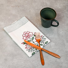 Load image into Gallery viewer, Agatha Cotton Napkin Set of 4 Hand Blockprint
