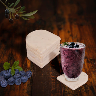 Marble U Shape coaster (Set of 6)