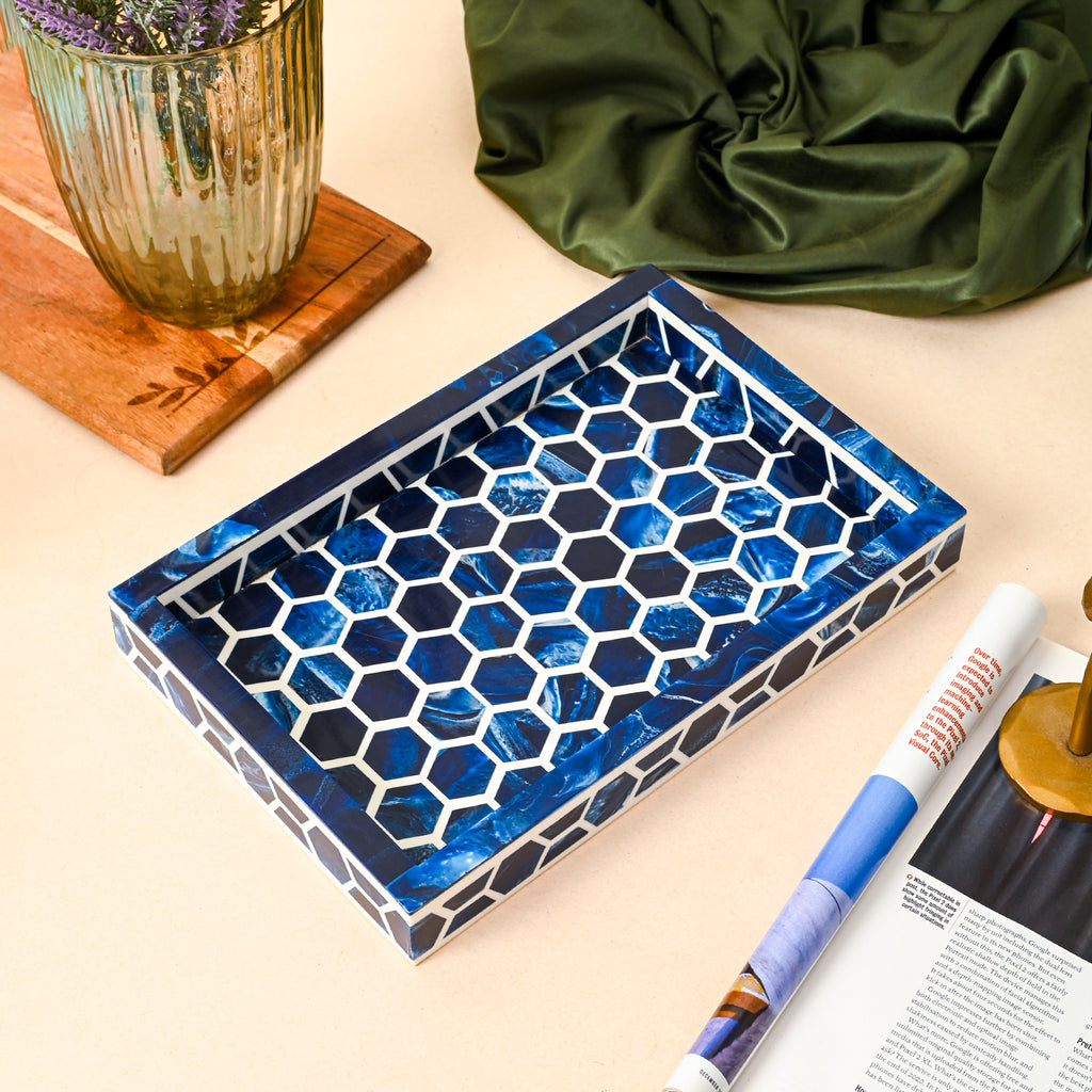 Hex pattern Tray – Perilla Home