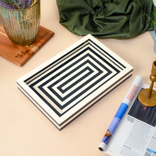 Black and White Tray