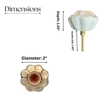 Cargar imagen en el visor de la galería, Lille ceramic Knobs (set of 6)
