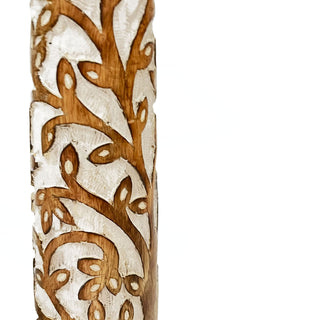 Wooden Full Leaf candle holder (Set of 3)