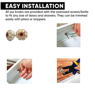 Lille ceramic Knobs (set of 6)