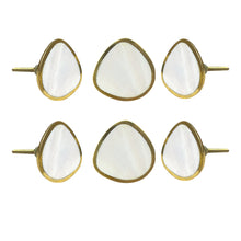 Cargar imagen en el visor de la galería, Set Of Six Shiro Mother of pearls Knobs
