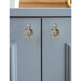 Metal Tortoise knob ( set of 6 )