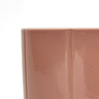 pink ceramic flower pot
