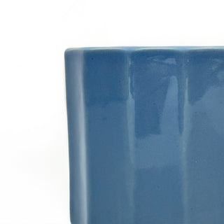 Small Ceramic Planter (Blue)