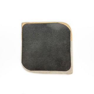 Marble coaster beige and wood (Set of 6)