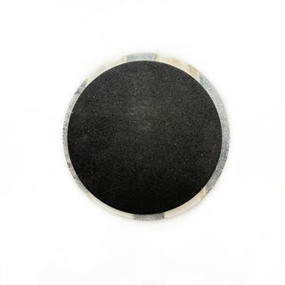 Marble coaster 3 stripe Black (Set of 6)