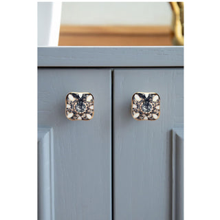 Cadia Black Ceramic Knob ( Set Of 6 )