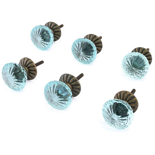 Cassandra Cabinet Knobs Set of 6 Turquoise