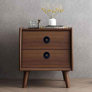 Siena blue wooden knob ( set of 6 )