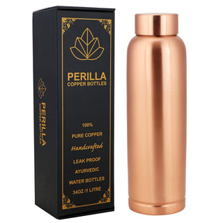 Cleo Copper Water Bottle (1L)