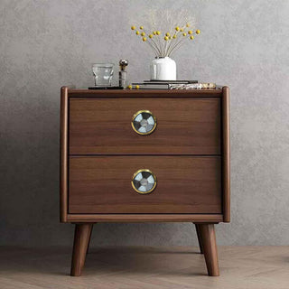 Hagen Mother of Pearl Brass Knobs (Set of 6)