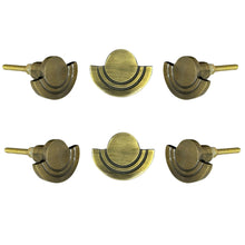 Load image into Gallery viewer, Half moon Metal Knob ( set of 6 )
