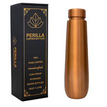 Charger l&#39;image dans la galerie, Copper Water Bottle 27 OZ Leak Proof 100% Pure (Tulip)
