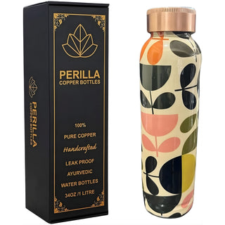 Cleo printed 2 Copper bottle 34OZ