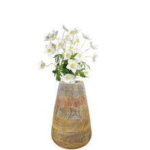 Load image into Gallery viewer, Wooden flower vase
