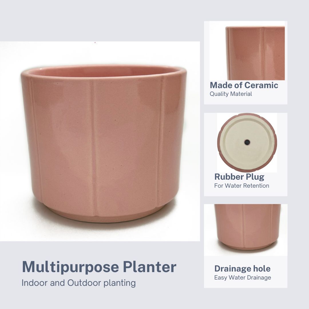 pink ceramic outdoor plant pot Buy Pink Ceramic Planter Pot