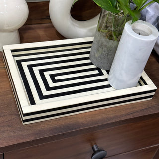 Black and White Tray