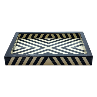 Black stripes Tray