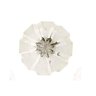 Set of six clear cut tomato knob