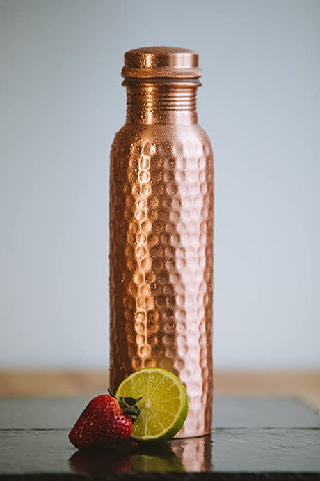 Copper Bottle Hammered - Perilla Home