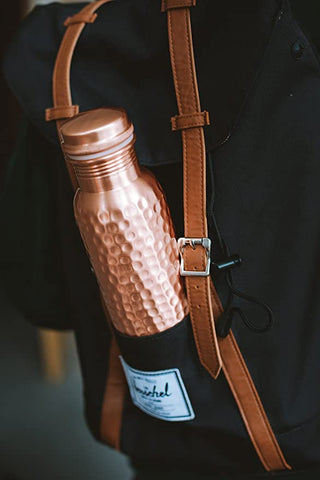 Copper Bottle Hammered - Perilla Home