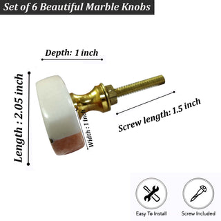 Modern Round Cabinet Knobs - Perilla Home