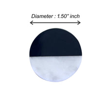 Carregar imagem no visualizador da galeria, Black and white Luna  Marble Knobs ( set of 6)
