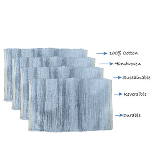 Perilla home Grey chindi Placemat (set of 4)