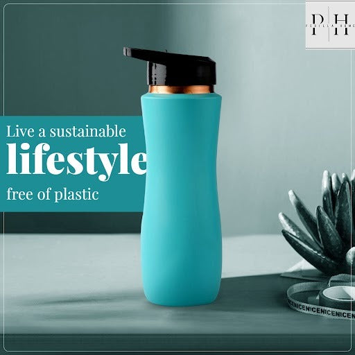 Copper Sipper Bottle (Mint)