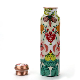 Flower Copper Bottle (1L) - Perilla Home