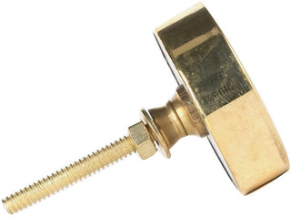 Set of 6 Black Swirled Marble Knob - Perilla Home