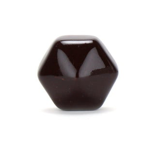 Hexagon Ceramic Small Brown ( Set Of 6 ) - Perilla Home