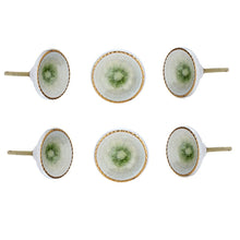 Load image into Gallery viewer, Marrakech Ceramic Knob Green ( Set Of 6 ) - Perilla Home
