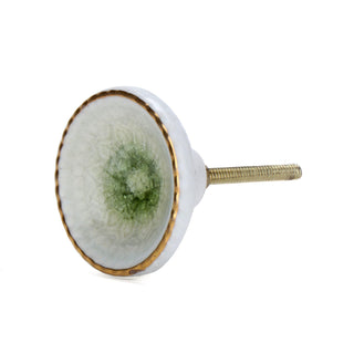 Marrakech Ceramic Knob Green ( Set Of 6 ) - Perilla Home