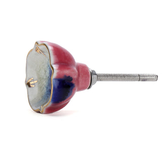 Blue Bell Ceramic Knob ( Set Of 6 ) - Perilla Home