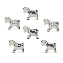 Load image into Gallery viewer, Zebra Ceramic Knob ( Set Of 6 ) - Perilla Home
