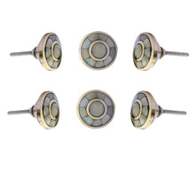 Load image into Gallery viewer, Set Of Six Sorrento Mother of Pearl Knob
