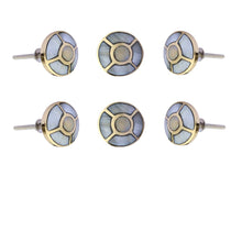 Charger l&#39;image dans la galerie, Set Of Six Nora Mother of Pearl Knob
