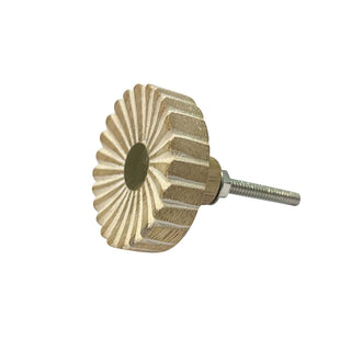 Siena white wooden knob ( set of 6 )