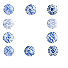 Carregar imagem no visualizador da galeria, Set Of 10 Ceramic Taylor Knobs

