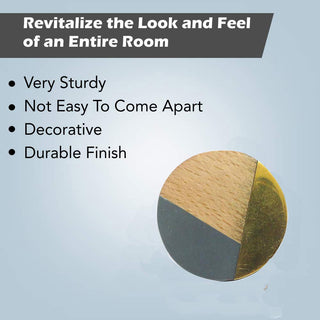 Artistic Wooden Knobs (Set of 6)