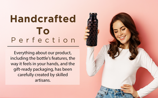 Antique Diamond Copper Bottle (1L)