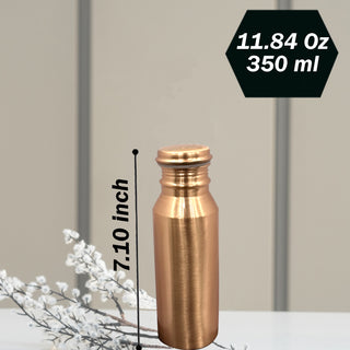 Copper Water Bottle 11.84 Oz (Baby Plain)