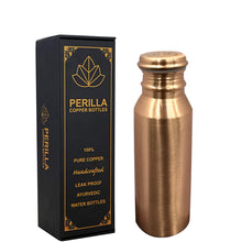Load image into Gallery viewer, Copper Water Bottle 11.84 Oz (Baby Plain)

