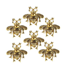 Carregar imagem no visualizador da galeria, Set of 6 Brass Bee Knob - Perilla Home
