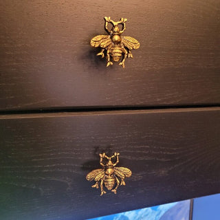 Brass Bee Knob for Cabinet